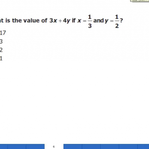 Evaluating expressions HSPE