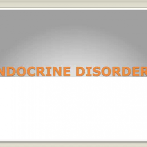 HS1 Endocrine Disorders