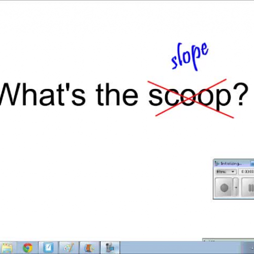 Finding Slope Take 3