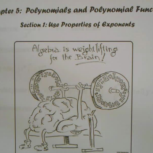 The Section 5-1 Video Algebra 2 Exponents
