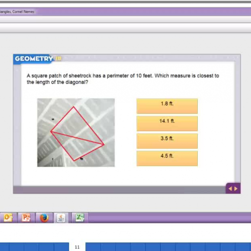 Special right triangles HSPE