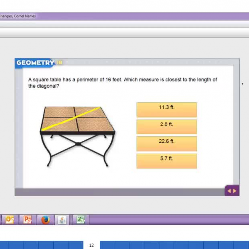 Solving special right triangles, HSPE