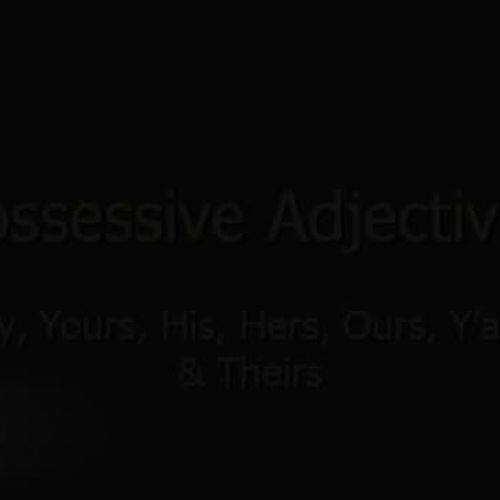 Spanish Possessive Adjectives