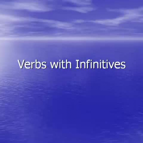 Spanish Verbs with Infinitives