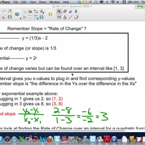 Comparing Functions-Rate of change