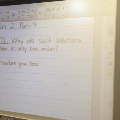 Investigation 2, Part 4, Day 1