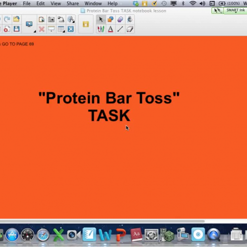 Protein Bar Toss TASK video