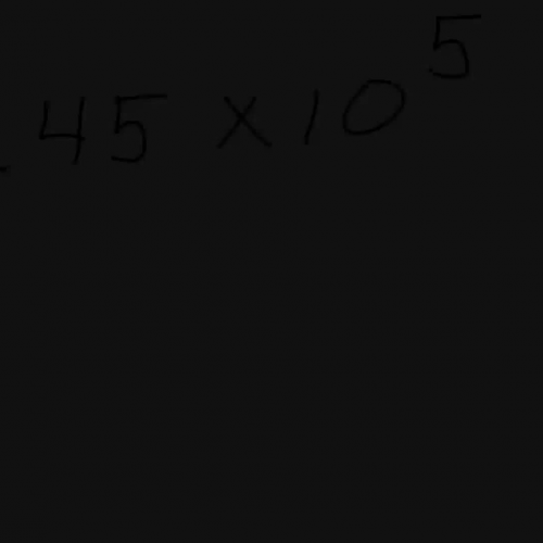 Scientific Notation: Converting 3.45x10^5 to 