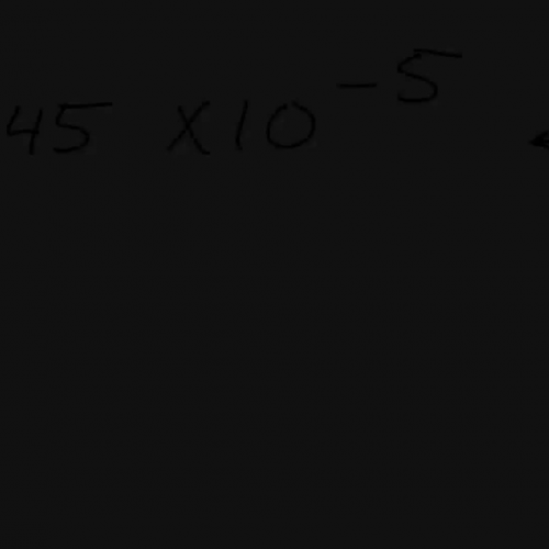 Convert 3.45 x10^-5 in Scientific Notation to