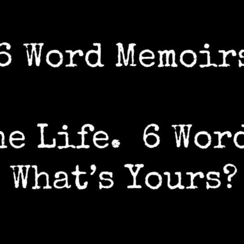 Six Word Memoirs 2013