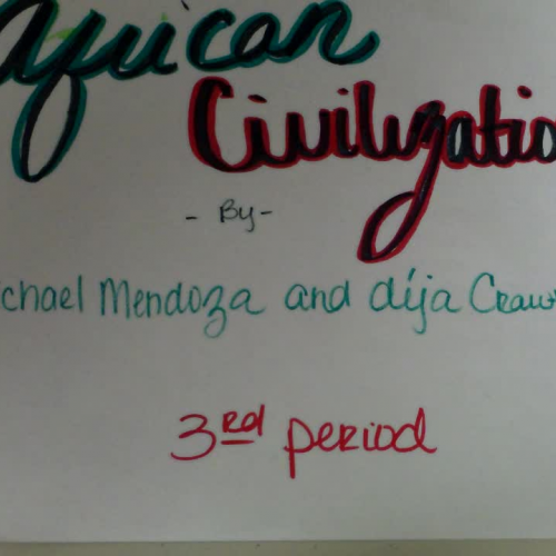 3rd Period - African Civilizations