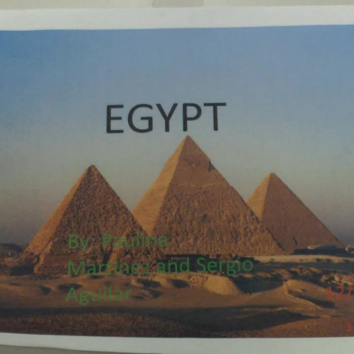 3rd Period - Ancient Egypt