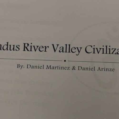 6th Period - Indus River Valley Civilizations
