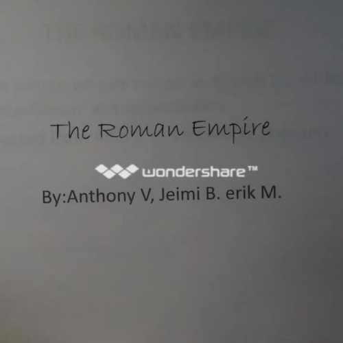 6th Period - Roman Empire