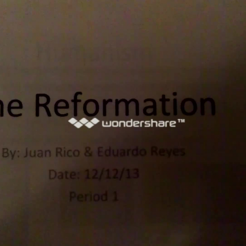 1st Period - Reformation