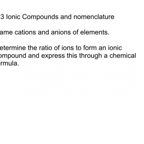 Chem4.3 ionic formulas and naming