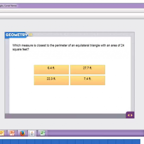 Special right triangles 30-60-90, 4 HSPE