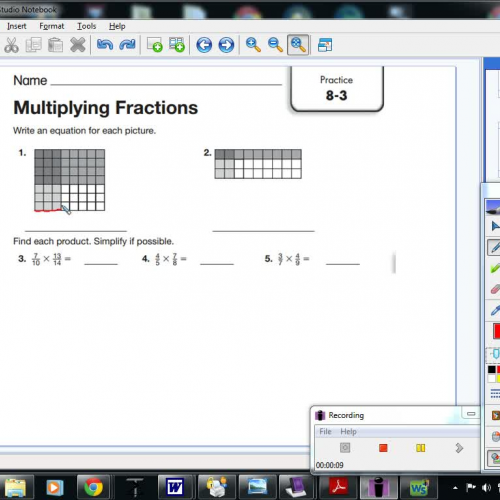 8-3 Multiplying Fractions