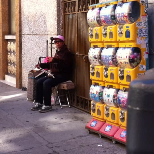 tin can instrument  player san francisco shor