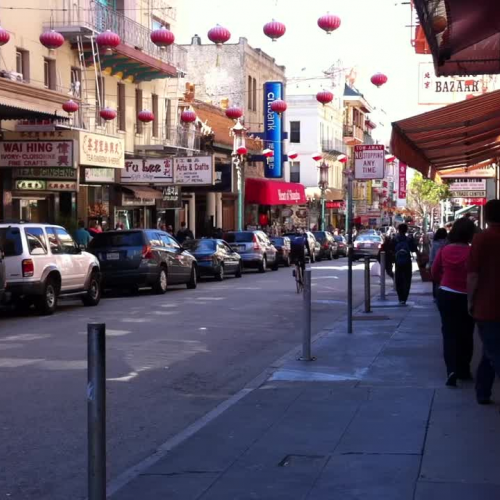 chinatown san francisco street footage