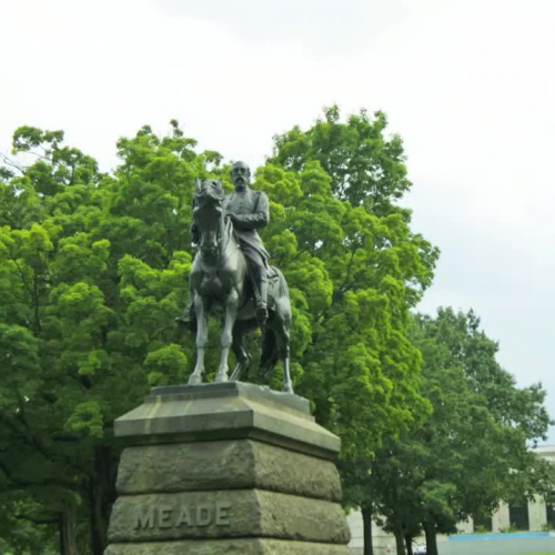 "Major General George Gordon Meade" (1887) by artist Alexander Milne Calder