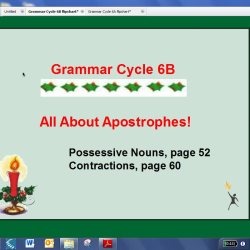 Grammar Cycle 6B video