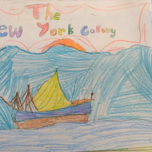 New York Colony Paper Slide Video 