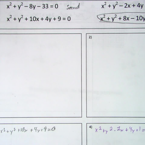 Completing the Square for Conics