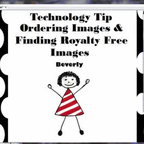 Ordering Images and Finding Royalty Free Imag