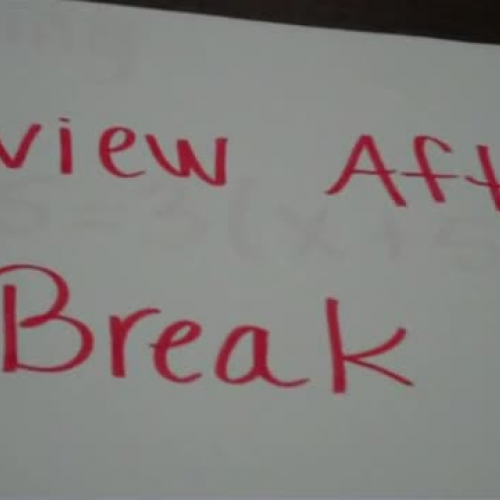 Review After Break a