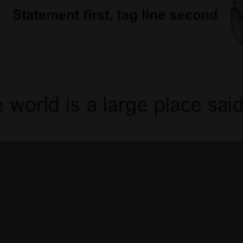 Punctuating Quotes tagline second