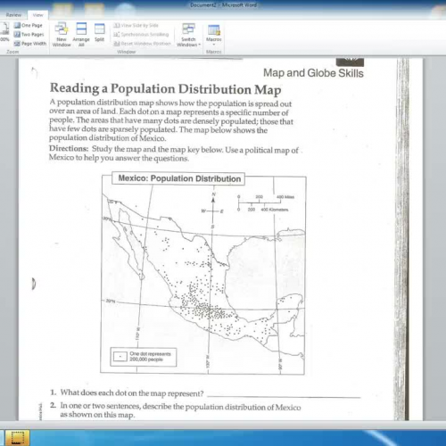 Population Distribution