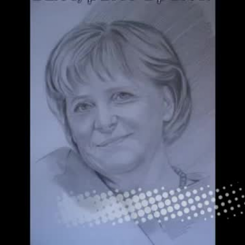 Angela Merkel Aulas gr?tis desenhos e pintura