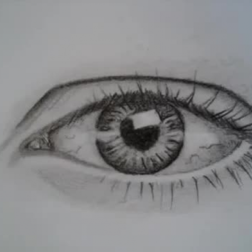 Desenho de olhos passo a passo. Aulas gr?tis