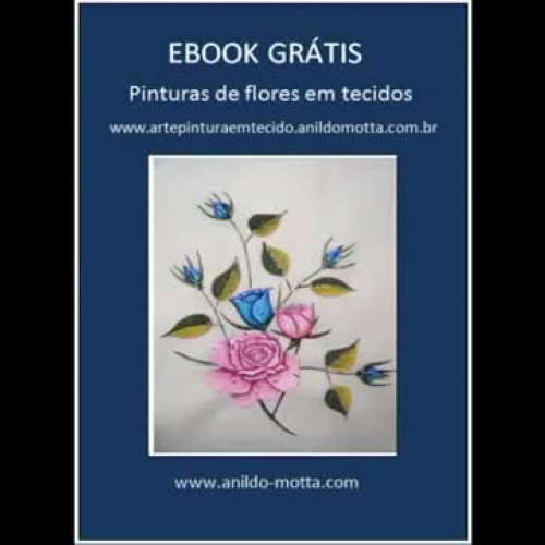 Ebook gr?tis pinturas de flores em tecido pas