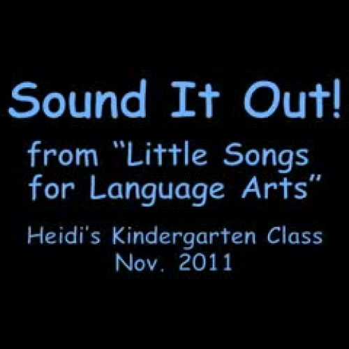 How Do You Sound It Out- - A Song to Teach Ch