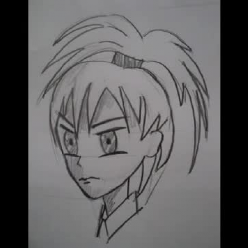 Desenhando rostos Mang? aulas gr?tis.