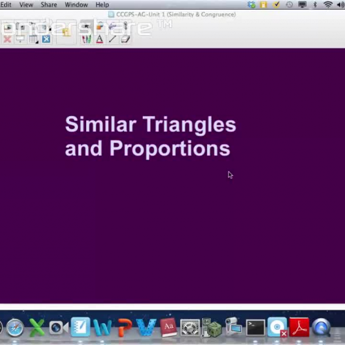 AG-1.2 Similarity and Proportions