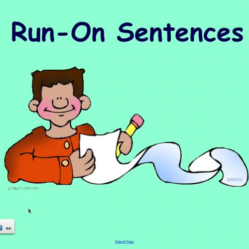 Run-On Sentences