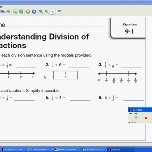 9-1 Understanding Division of Fractions