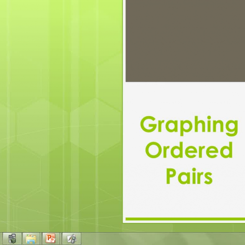 Graphing Ordered Pairs