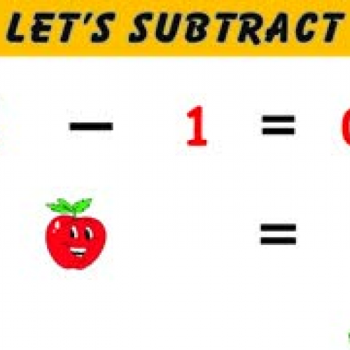 Basic Subtraction Math Lesson - Learn to Subt