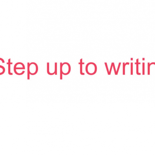 Step up to writing