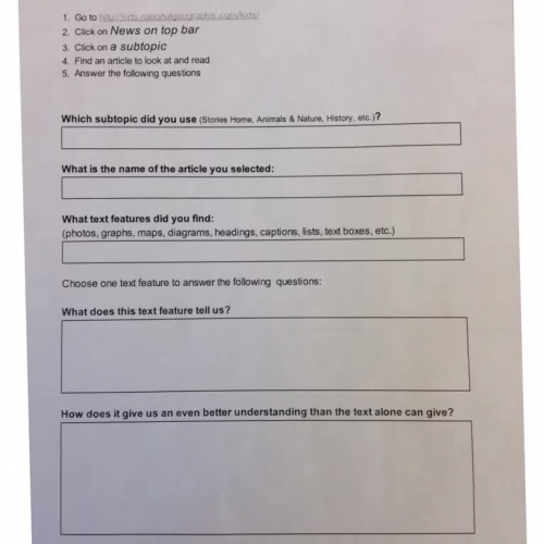 Copy of Text feature natl geo