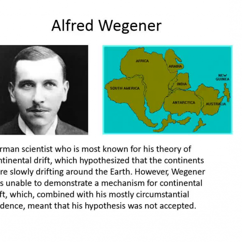 Plate Tectonics - Week 2
