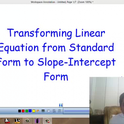 Slope-Intercept Form