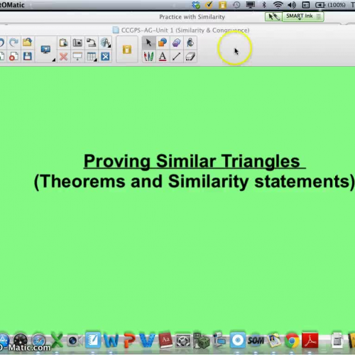 AG-1.4 Proving Similar Triangles