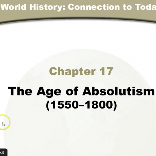 Absolutism and The Glorious Revolution