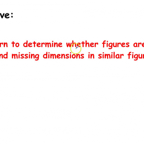 7-6 Part I Similar Figures