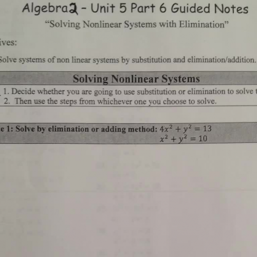 Unit 5 Part 6 Nonlinear Systems 2